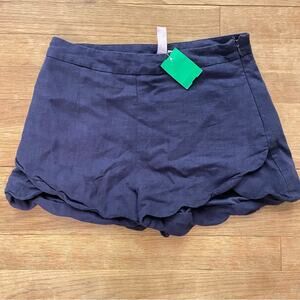 NWT Alya women's navy blue shorts size small S b14